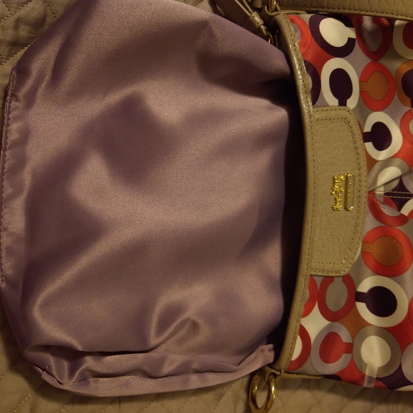 Vintage Coach Multi-color Purse and Wristlet - Picture 8 of 12